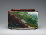 Jardinière with landscape, Haviland & Co. (American and French, 1864–1931), Earthenware, French, Paris