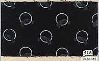 Piece (one of 116), Cotton, German