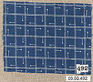 Piece (one of 13), Cotton, German