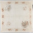 Handkerchief, Silk and linen, Spanish