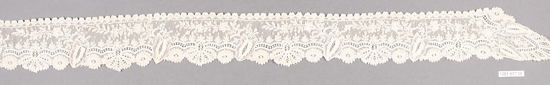 Lappet, Bobbin lace, point d'Angleterre, Belgian or Flemish