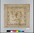 Sampler, Silk on linen, Spanish