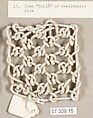 Example of lace stitch, Irish