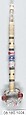 Bobbin, Bone, metal and beads, British