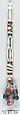 Bobbin, Bone, metal and beads, British
