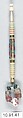Bobbin, Bone, metal and beads, British