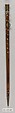 Needle sheath, Wood, ivory, metal and stones, Italian, Rome