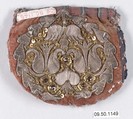 Cap crown, Velvet and metal thread, Southern German