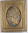 Panel, Silk on silk, British