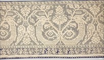 End of a cover, Embroidered net, Spanish