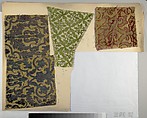 Fragment, Silk, metal thread, Italian, Venice