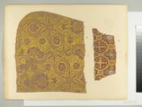Fragment of woven silk with Seraphim and Crosses, Silk, Ottoman