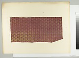 Fragment, Silk, metal thread, Northern Italian