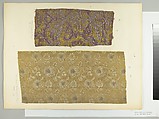 Fragment, Silk, metal thread, Italian
