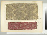 Fragment, Silk, metal thread, Italian