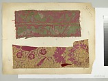 Fragment, Silk, metal thread, Italian, Venice or Damascan
