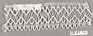 Fragment, Bobbin lace, Swedish (Rattvik) (Dalarna)