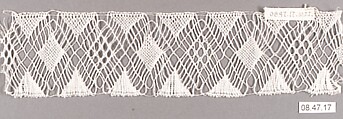 Fragment, Bobbin lace, Swedish (Rättvik) (Dalarna)