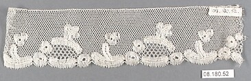 Fragment, Bobbin lace, British, Bedfordshire