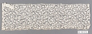 Piece, Bobbin lace, Italian, Sicily