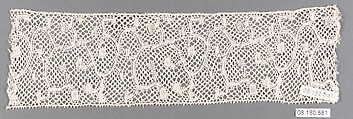 Piece, Bobbin lace, Italian (Pescocostanzo) (Abruzzi)