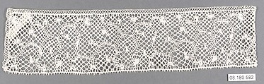 Fragment, Bobbin lace, Italian (Pescocostanzo) (Abruzzi)