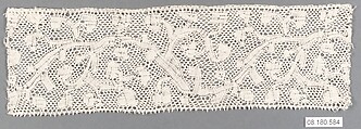 Piece, Bobbin lace, Italian (Pescocostanzo) (Abruzzi)