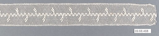 Fragment, Bobbin lace, British, Buckinghamshire