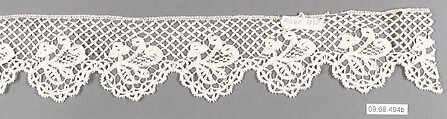 Strip, Bobbin lace, British, Bedfordshire