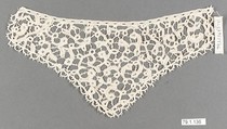 Pair of cuffs and collar, Bobbin lace, Northern Italian