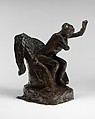 Woman Seated in Armchair Wiping Her Left Armpit, Edgar Degas (French, Paris 1834–1917 Paris), Bronze, French