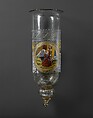 Sanctuary lamp (Cesendello), Glass, enameled and gilt, Italian, Venice (Murano)