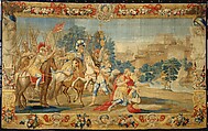 The Crusaders Reach Jerusalem (from a set of Scenes from Gerusalemme Liberata), Domenico Paradisi  Italian, Wool, silk (16-18 warps per inch, 7 per cm.), Italian, Rome