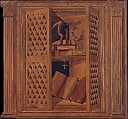 Studiolo from the Ducal Palace in Gubbio, Designed by Francesco di Giorgio Martini (Italian, Siena 1439–1501 Siena), Walnut, beech, rosewood, oak and fruitwoods in walnut base, Italian, Gubbio