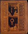 Studiolo from the Ducal Palace in Gubbio, Designed by Francesco di Giorgio Martini (Italian, Siena 1439–1501 Siena), Walnut, beech, rosewood, oak and fruitwoods in walnut base, Italian, Gubbio