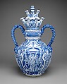 Vase, Daniel Marot the Elder  French, Tin-glazed earthenware (Delftware), Dutch, Delft
