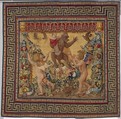 Two Putti Trying To Stop a Monkey Abducting a Child from a set of the Giochi di Putti, Giovanni da Udine (Giovanni dei Ricamatori) Italian, Wool warps, wool and silk wefts, Italian, Rome
