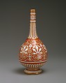 Bottle, Design attributed to Christopher Dresser (British, Glasgow, Scotland 1834–1904 Mulhouse), Bone china, British, Stoke-on-Trent, Staffordshire
