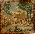 The Harvest, Urbanus Leyniers Flemish, Wool, silk (18-20 warps per inch, 8 per cm.), Flemish, Brussels
