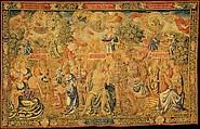 The Twelve Ages of a Man: The Second Three Ages (18-36), or Autumn, Bernard van Orley Netherlandish, Wool, silk (16-20 warps per inch, 6-8 per cm.), Netherlandish, Brussels