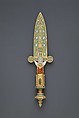 Paper knife, Firm of Castellani, Gold, enamel, Italian, Rome