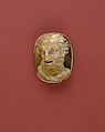 Cameo with the Head of a Satyr, Sardonyx with gold mount, probably Italian