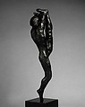 Dance Movement "G", Auguste Rodin (French, Paris 1840–1917 Meudon), Bronze, black marble base, French, Paris