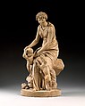 Fidelity, the Mother of Constant Love, Augustin Pajou (French, Paris 1730–1809 Paris), Terracotta, French, Paris