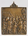 Augustus and the Tiburtine Sibyl, Caradosso (Cristoforo Caradosso Foppa), Bronze, Italian