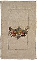 Sample, Royal School of Needlework, Wool, silk, linen, British