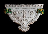 Architectural bracket, Giovanni della Robbia , and Workshop Italian, Glazed terracotta, Italian, Florence