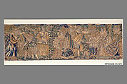 Valance, Wool and silk on canvas, British