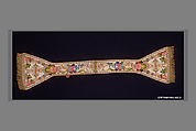 Maniple (one of a set of five vestments), Silk, metal thread, Italian, probably Sicily