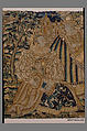 Valance, Wool and silk on canvas, British